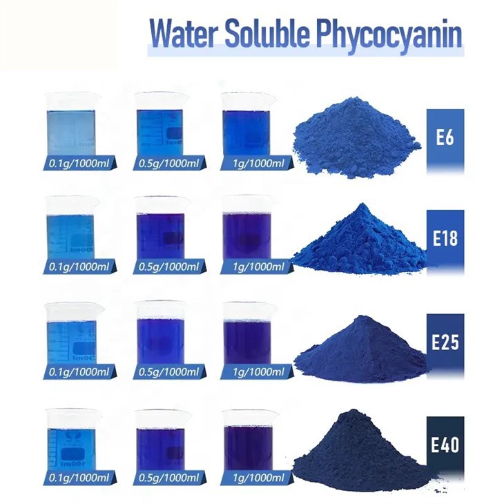 blue spirulina phycocyanin powder